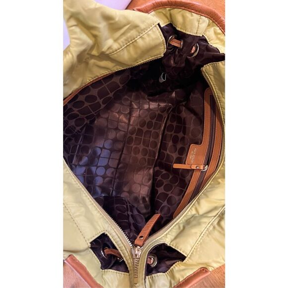 Kate Spade New York Stevie Quilted Bag greenish Yellow Great Condition - Picture 10 of 13